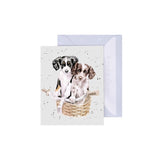 Gift Enclosure Card 'Pedals and Paws' Spaniel