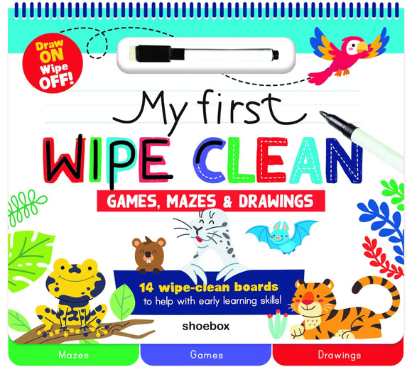 My First Wipe Clean: Games, Mazes and Drawings Activity Book