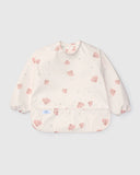 Loulou Lollipop Long Sleeve Bib - Seashells