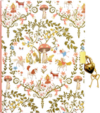 Locking Journal Enchanted Forest
