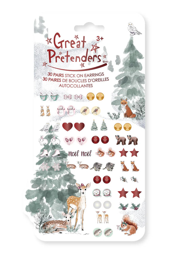 Great Pretenders 87516 Woodland Fawn Sticker Earrings