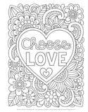 Notebook Doodles Coloring & Activity Book - Love