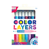 Ooly Color Layers Double Ended Layering Markers - Set of 8