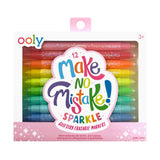 Ooly Make No Mistake! Glitter Markers - Set of 12