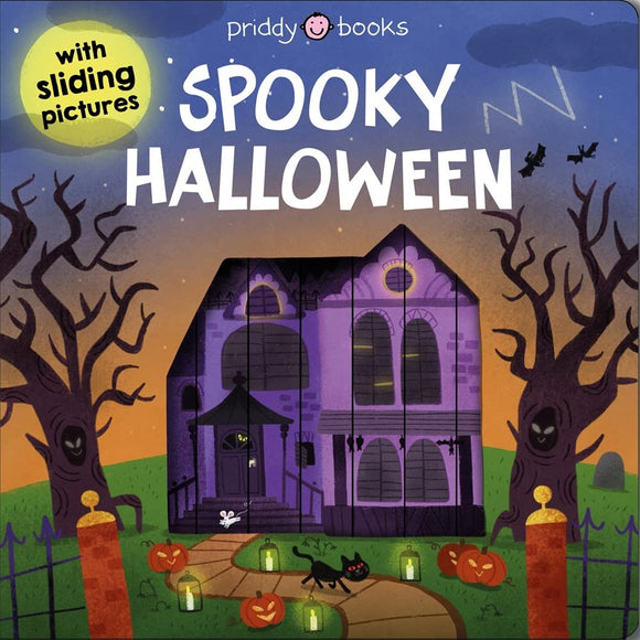Spooky Halloween Board Book with Sliding Pictures