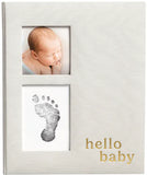 Hello Baby Linen Baby Book