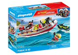 Playmobil 71464 Action Heroes Fireboat with Aqua Scooter