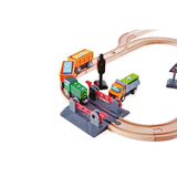 Hape E3732 Crossing & Crane Set