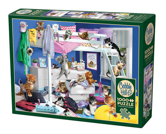 Cobble Hill 1000pc Puzzle 40307 Kitten Slumber Party 