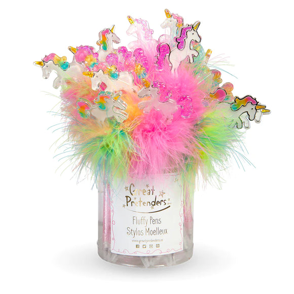 Great Pretenders 83805 Prancing Unicorn Fluffy Pens