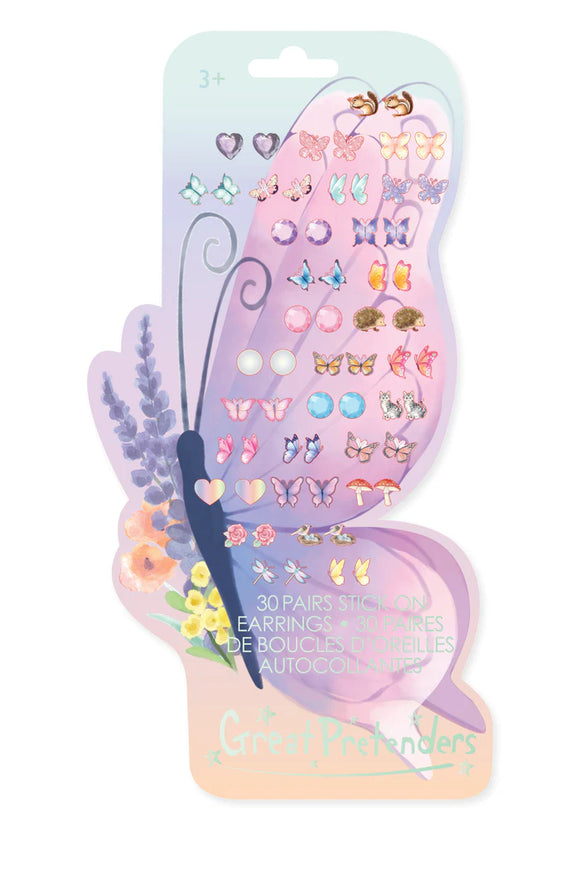 Great Pretenders 87521 Butterfly Sticker Earrings
