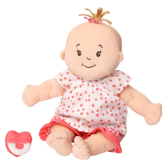 Manhattan Baby Stella Peach Doll with Light Brown Hair