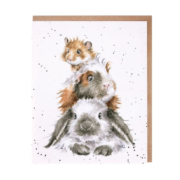 All Occasion Card - Piggy in the Middle Guinea Pig