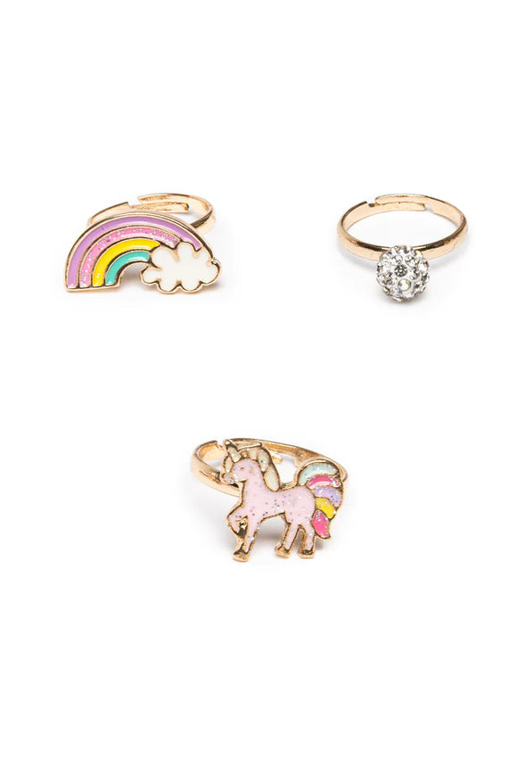 Great Pretenders 90207 Boutique Unicorn Rainbow Rings
