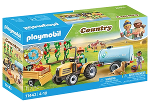 Playmobil 71442 Country Tractor with Trailer and Water Tank