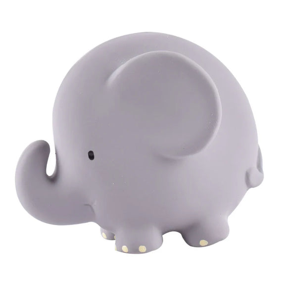 Tikiri Organic Natural Rubber Teether, Rattle & Bath Toy Elephant