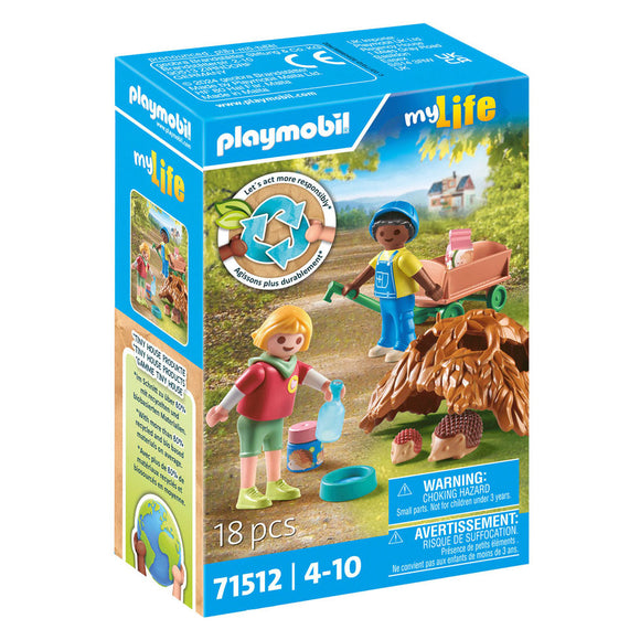 Playmobil 71512 My Life Children with the Hedgehog Family