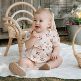 Petit Lem Romper Strawberry Print