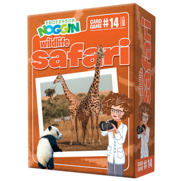 Professor Noggin's Card Game 11414 Wildlife Safari Game
