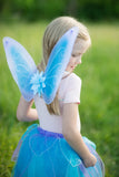Great Pretenders 41385 Fancy Flutter Skirt Set w/Wings & Wand Blue