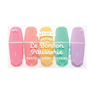Ooly Le Bonbon Pâtisserie Pastel Highlighters - set of 5