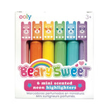 Ooly Beary Sweet Mini Scented Neon Highlighters