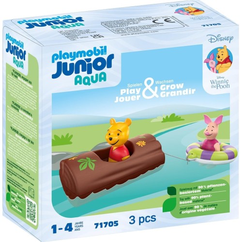 Playmobil Junior Aqua, 71705 Disney: Winnie The Pooh's and Piglet's Water Adventure