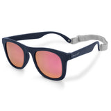 Jan & Jul Polarized Sunglasses Urban DARK Navy w/aurora lens