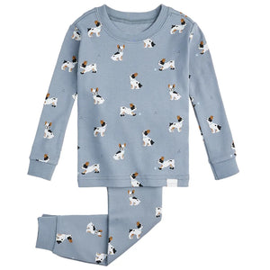 Petit Lem 2pc Pajama Set French Bulldogs KIDS'
