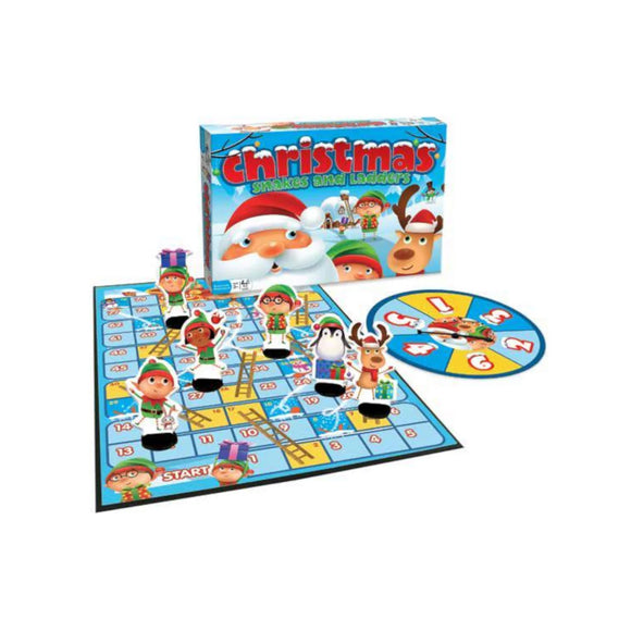 Christmas Snakes and Ladders Game