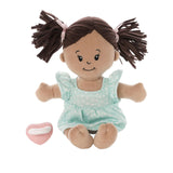 Manhattan Baby Love Stella Doll Beige with Brown Pigtails