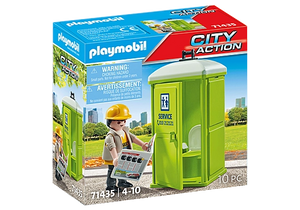 Playmobil 71435 City Action Portable Toilet