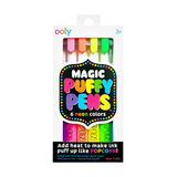 Ooly Magic Puffy Pens Neon - 6pk