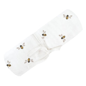 Perlimpinpin Cotton Muslin Swaddle Bees