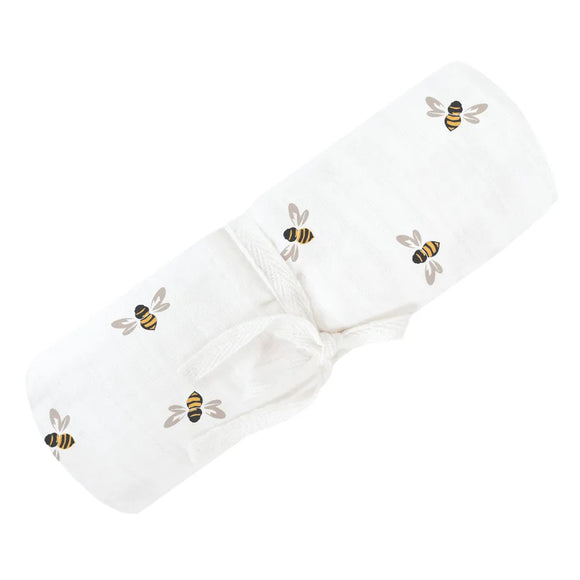 Perlimpinpin Cotton Muslin Swaddle Bees