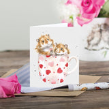 Gift Enclosure Card - Mug Full of Love' Hamster
