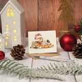 Gift Enclosure Card - 'Night Before Christmas' Fox