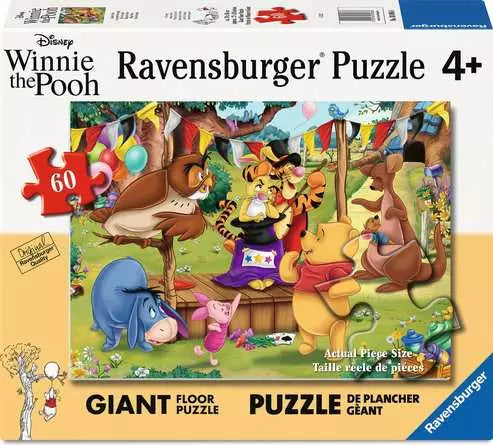 Ravensburger 60pc Puzzle 03086 Disney Winnie the Pooh Magic Show