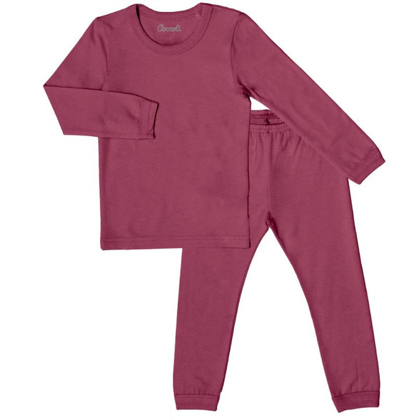 Coccoli 2pc Pajamas Berry Rose