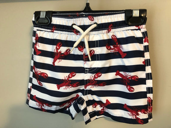 Enforce FINAL SALE Swim Short Lobster Stripe BABY