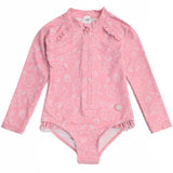 Girls 1pc Swim Suit - Blush