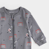 Petit Lem FINAL SALE Sleeper Hockey Gear Print on Cadet