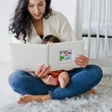 Pearhead Linen Square Baby Book