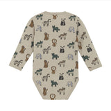 MinyMo FINAL SALE Bodysuit LS African Animals