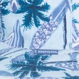 Dozer Sun Hat WAVE BREAK blue