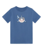 MinyMo Tee Navy Shark