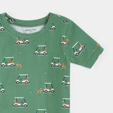 Petit Lem 2pc Pajama Set S/S Golf Carts on Spruce