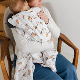 Perlimpinpin Cotton Muslin Swaddle Construction