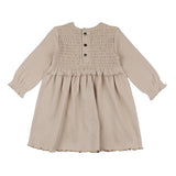 L'oved Baby FINAL SALE Smocked Dress Oatmeal Kids'