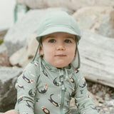 Jan & Jul Sun Soft UV Baby Cap Sage